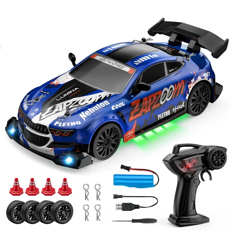Auto RC Drift 1:24 4WD z oświetleniem LED