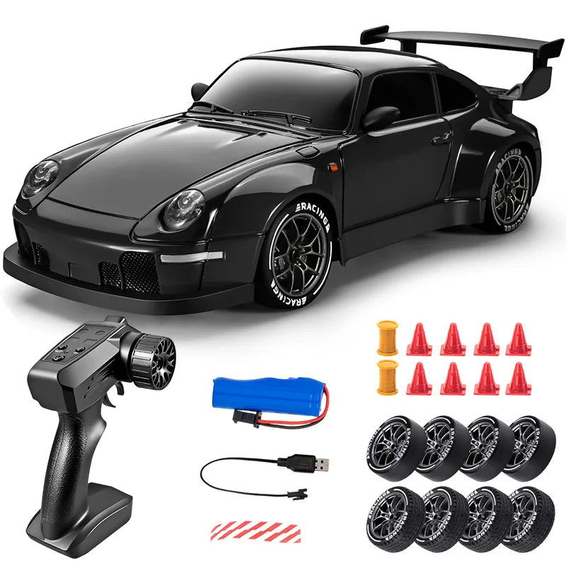 Auto RC Drift 1:24 4WD z oświetleniem LED