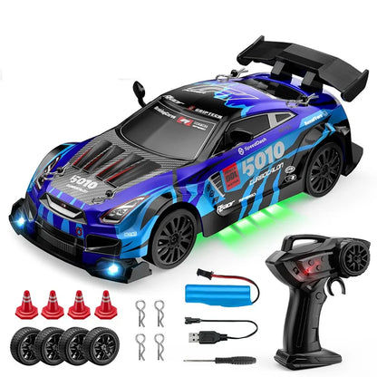 Auto RC Drift 1:24 4WD z oświetleniem LED