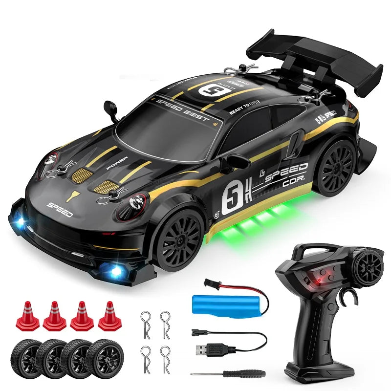 Auto RC Drift 1:24 4WD z oświetleniem LED