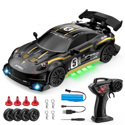 Auto RC Drift 1:24 4WD z oświetleniem LED