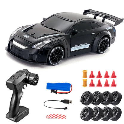 Auto RC Drift 1:24 4WD z oświetleniem LED