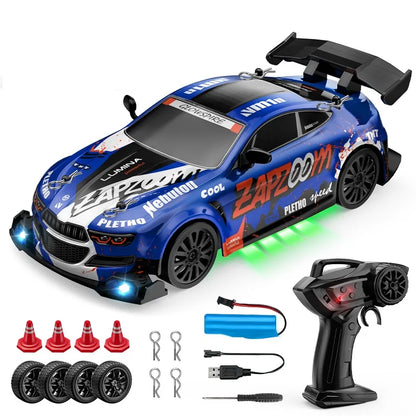 Auto RC Drift 1:24 4WD z oświetleniem LED