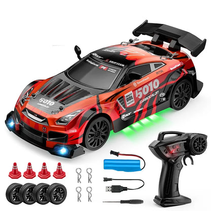 Auto RC Drift 1:24 4WD z oświetleniem LED