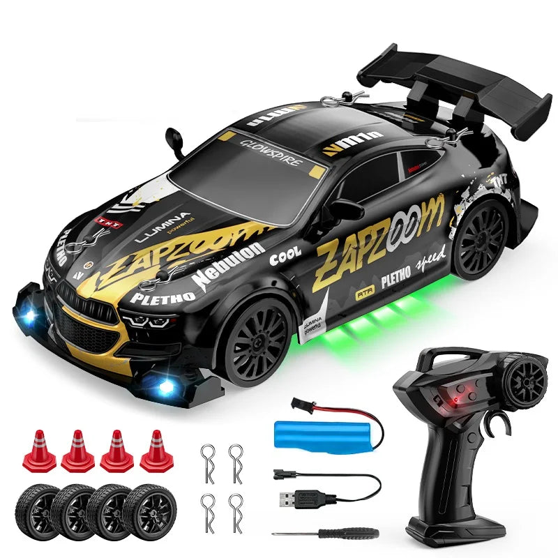 Auto RC Drift 1:24 4WD z oświetleniem LED